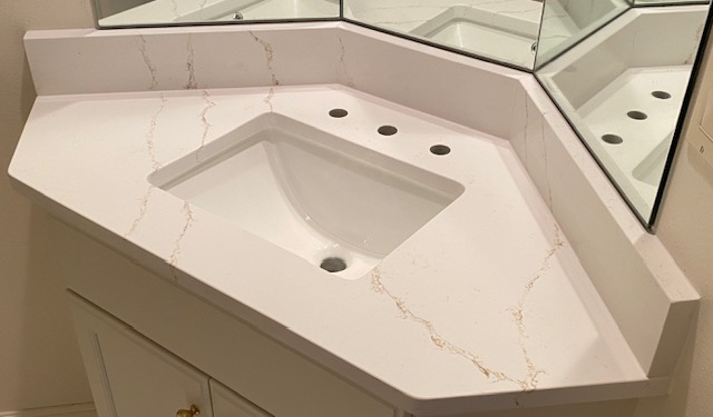 Countertop installation project